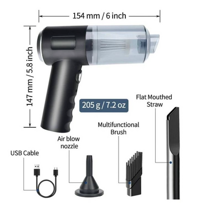 3-in-1 Cordless Handheld Car &amp; Home Vacuum Cleaner